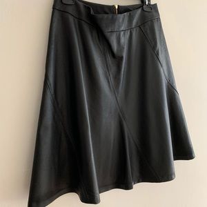 The Limited Vegan Leather Skirt